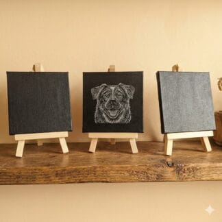 Custom Engraved Easel on a Stand